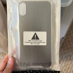 New never use iPhone XR Mirror phone case